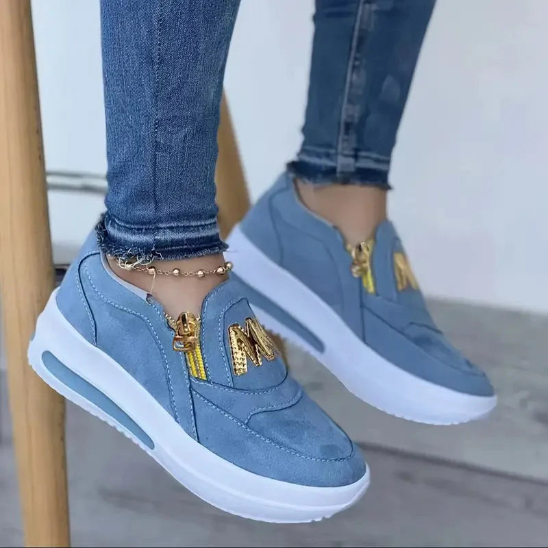 Sneaker - Plattform - Slip-On - Walkingschuhe - Damenschuhe R&B