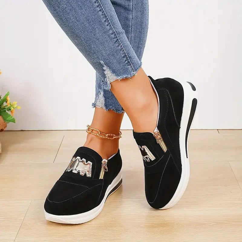 Sneaker - Plattform - Slip-On - Walkingschuhe - Damenschuhe R&B