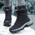 Schneestiefel | Mit Fell gefüttert | Schnürschuhe | Winterstiefel | Damenstiefel R&B