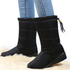 R&B | Damen Wasserdichte Winter Warme Baumwollstiefel