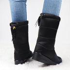 R&B | Damen Wasserdichte Winter Warme Baumwollstiefel