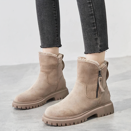 R&B | Knöchelhoch Schnee Stiefel mit Fellfutter