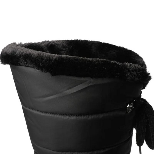 Warme rutschfeste aus Pelz gefütterte kniehohe Stiefel R&B