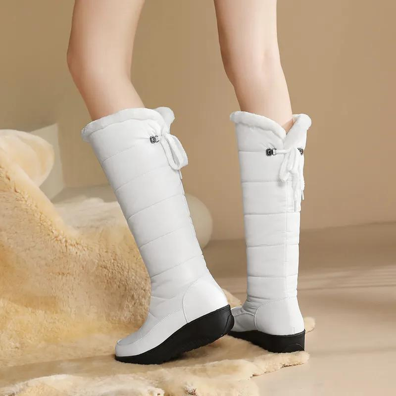 R&B | Winter Plüsch Warme Daunen Schnürstiefel