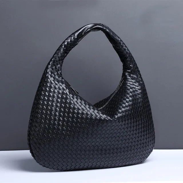 R&B | Vintage Umhängetasche Damen Geflochtene Handtasche mit Reißverschluss Im Sale