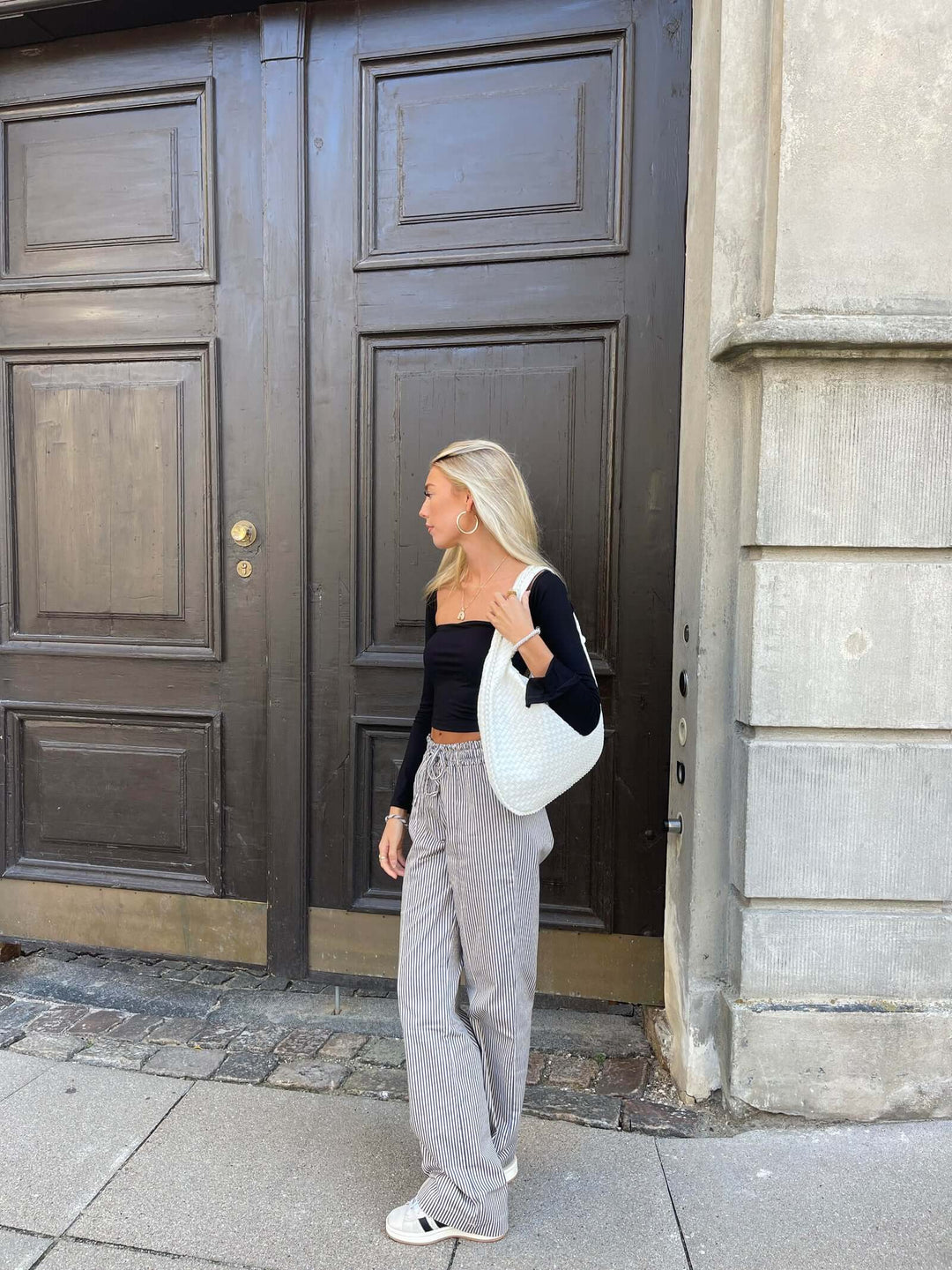R&B | Vintage Umhängetasche Damen Geflochtene Handtasche mit Reißverschluss Im Sale