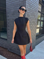 R&B | Kleid - Elegant Schwarz - Perfekt für Romantische Abende