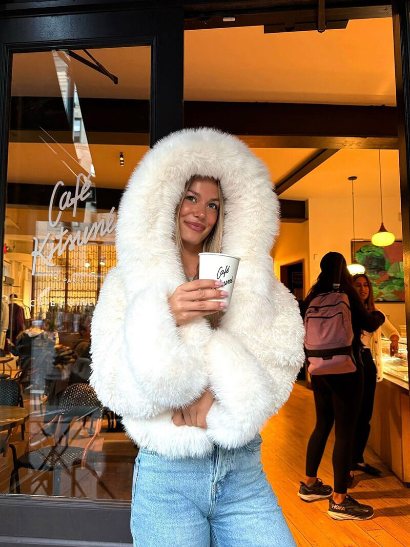 R&B | Kunstfelljacke mit Weichem Pelzlook