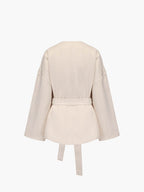 R&B | Kimono Jacke Eleganter Cardigan mit Bindegürtel