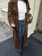 R&B | Faux Suede Winterjacke für Damen