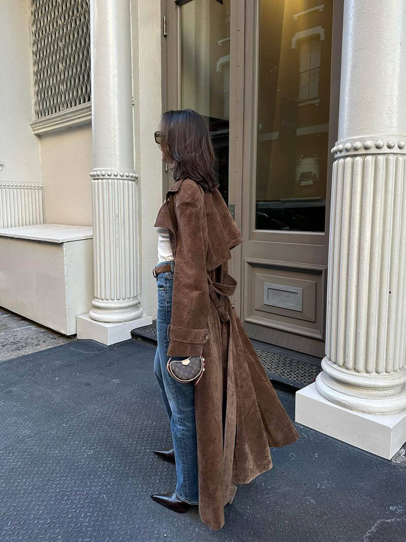 R&B | trenchcoat - eleganter langer Damenmantel