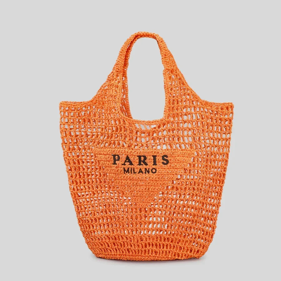 R&B | HandgewR&Bte Tasche mit R&B- und Milano-Aufdruck