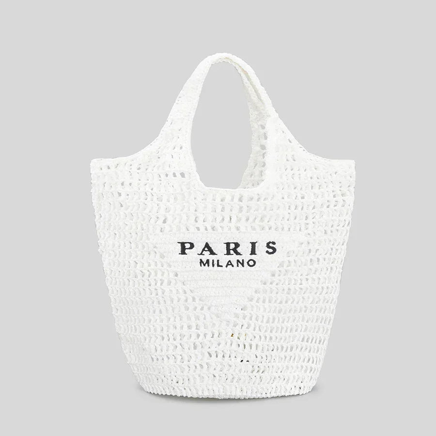 R&B | HandgewR&Bte Tasche mit R&B- und Milano-Aufdruck