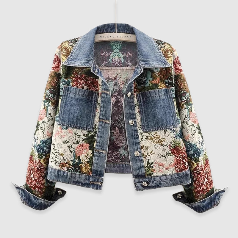 R&B | Blossom Denim Jacke