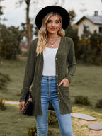 R&B | Modische Strickjacke für Frauen mit Taschen