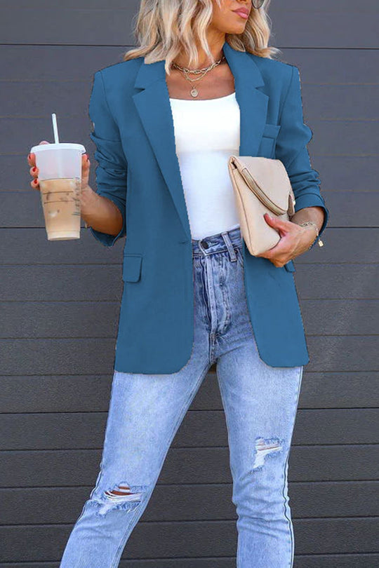 R&B | Mittellanger Blazer mit Revers