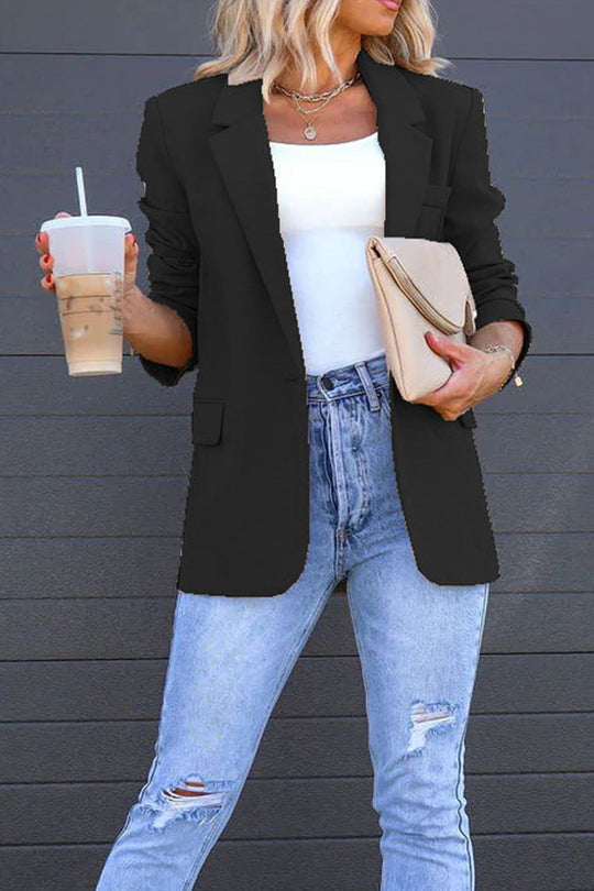 R&B | Mittellanger Blazer mit Revers