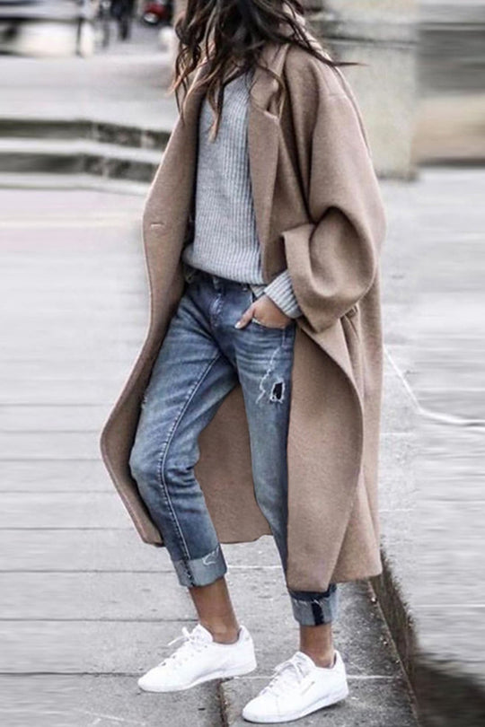 R&B | Jacke mit Revers und Tasche