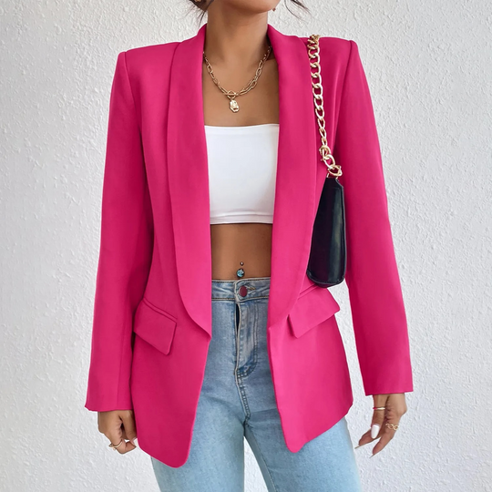 R&B | Büro Damen Blazer aus Polyester-Baumwolle
