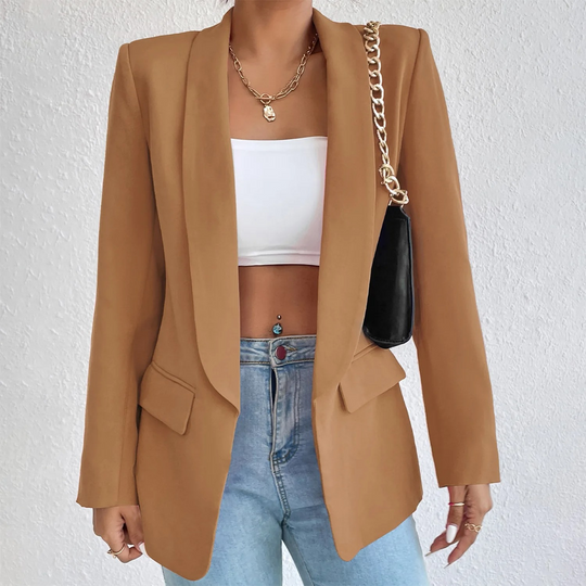 R&B | Büro Damen Blazer aus Polyester-Baumwolle