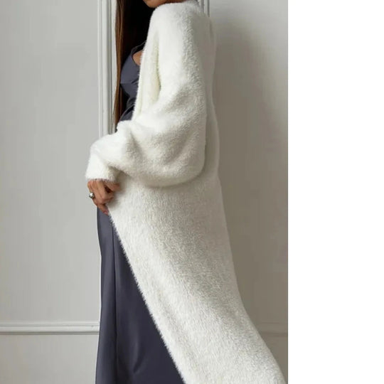 R&B | Damen Lange Strickjacke mit Lockere Passform