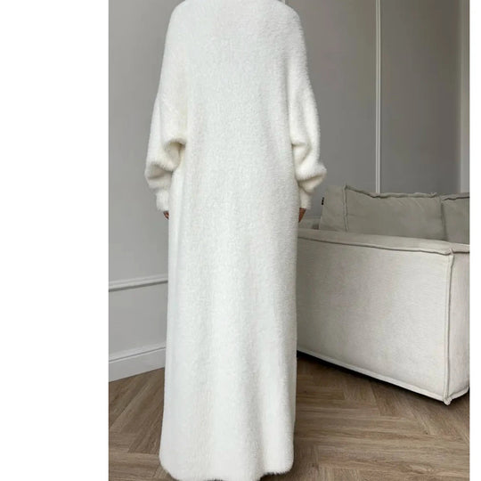 R&B | Damen Lange Strickjacke mit Lockere Passform
