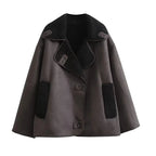 R&B | Schicke und Warme Lederjacke für Frauen Elegante Winterbekleidung