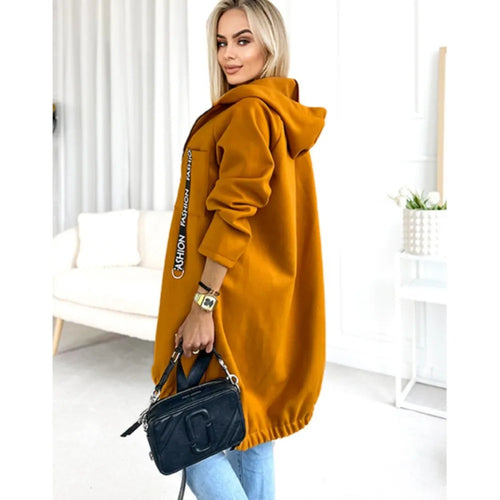 R&B | Fleece Hoodie Jacke - Damen Winterjacke