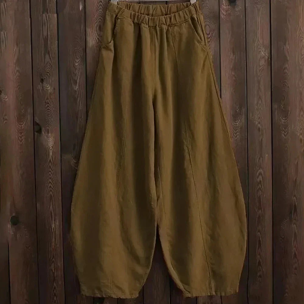 R&B | Baumwoll-Leinen-Hose