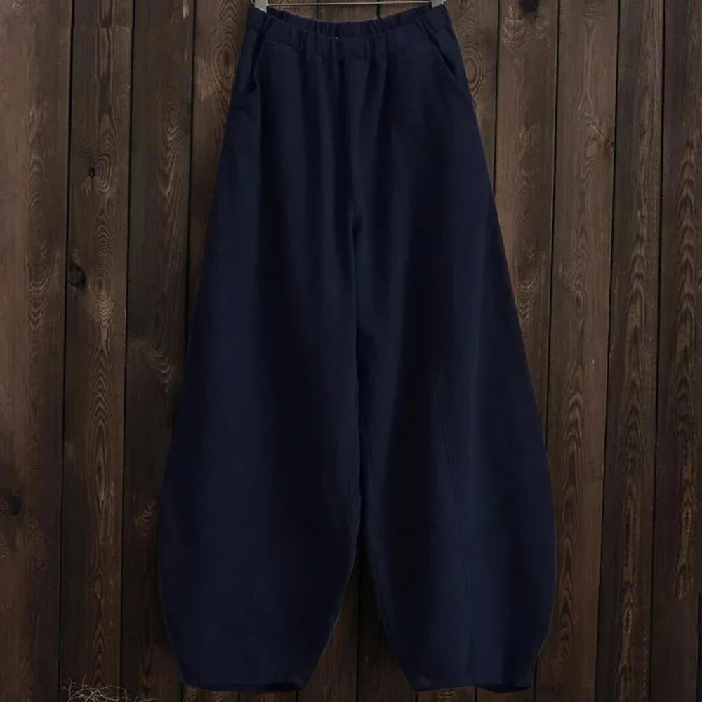 R&B | Baumwoll-Leinen-Hose