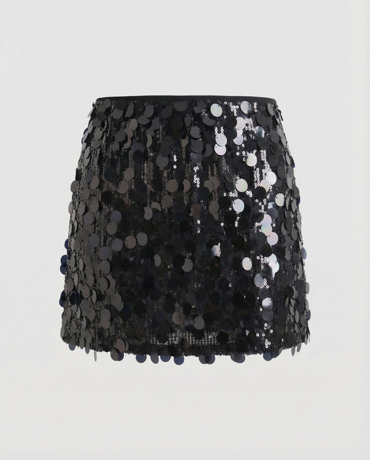 Eleganter Pailletten Minirock | R&B