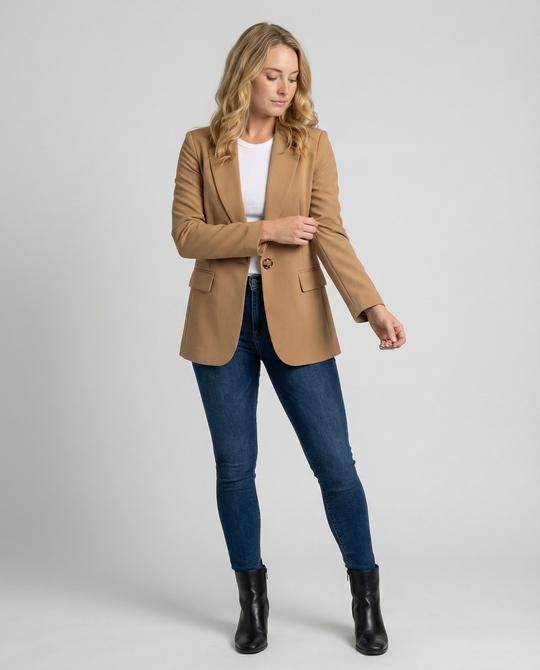 Damen Eleganter Blazer mit Perfekter Passform & Vielseitigem Stil | R&B