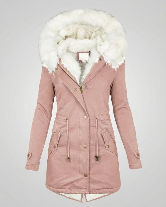Warme Damen Winterjacke Mittellang | R&B