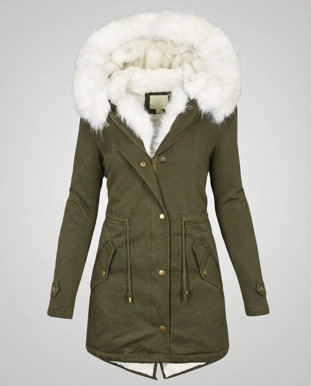 Warme Damen Winterjacke Mittellang | R&B