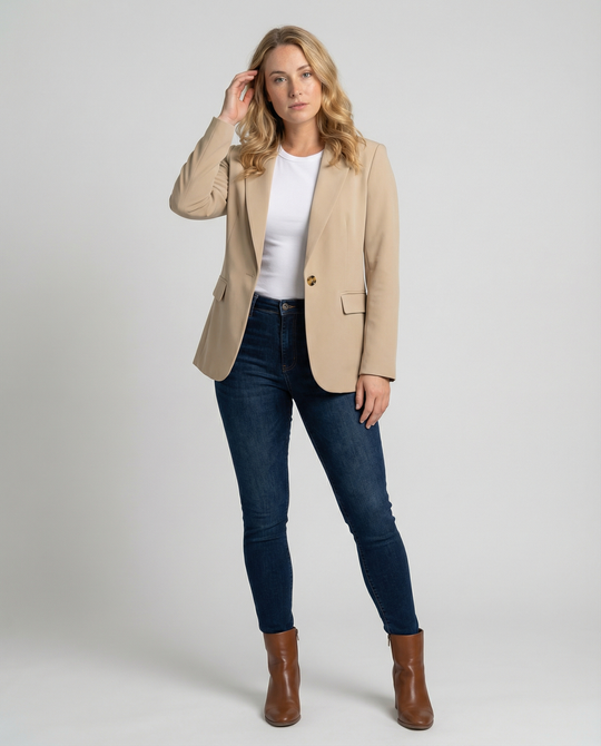 Damen Eleganter Blazer mit Perfekter Passform & Vielseitigem Stil | R&B