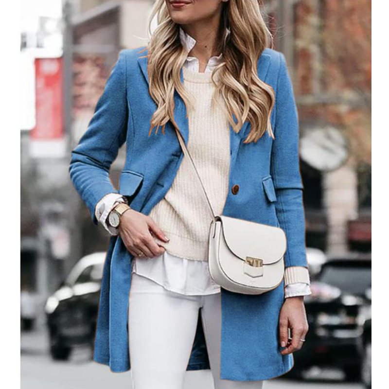 R&B | Eleganter Wollmantel für Damen