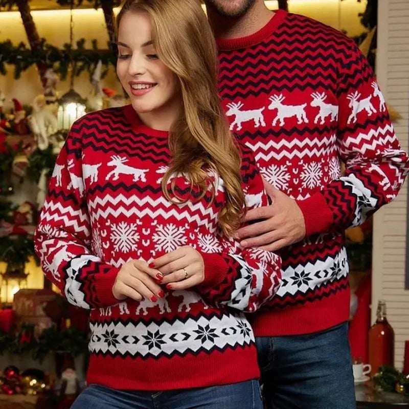 R&B | Weihnachts Pullover - Unisex Winter Pullover für Paare