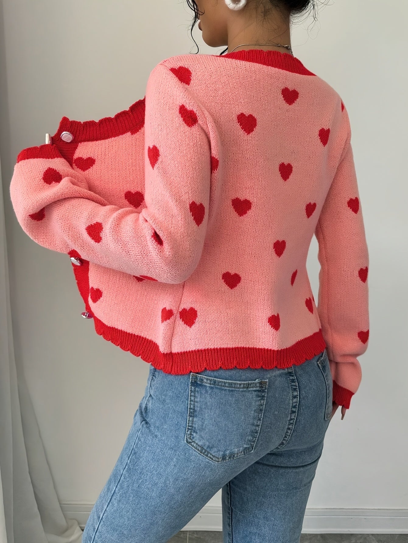 R&B | Damenvest mit Herzmuster