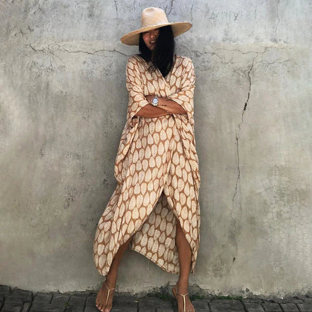 Kimono Kleid | Elegantes Strandgewand für Frauen