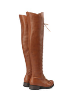R&B | Over-The-Knee Stiefel mit Schnürsenkeln