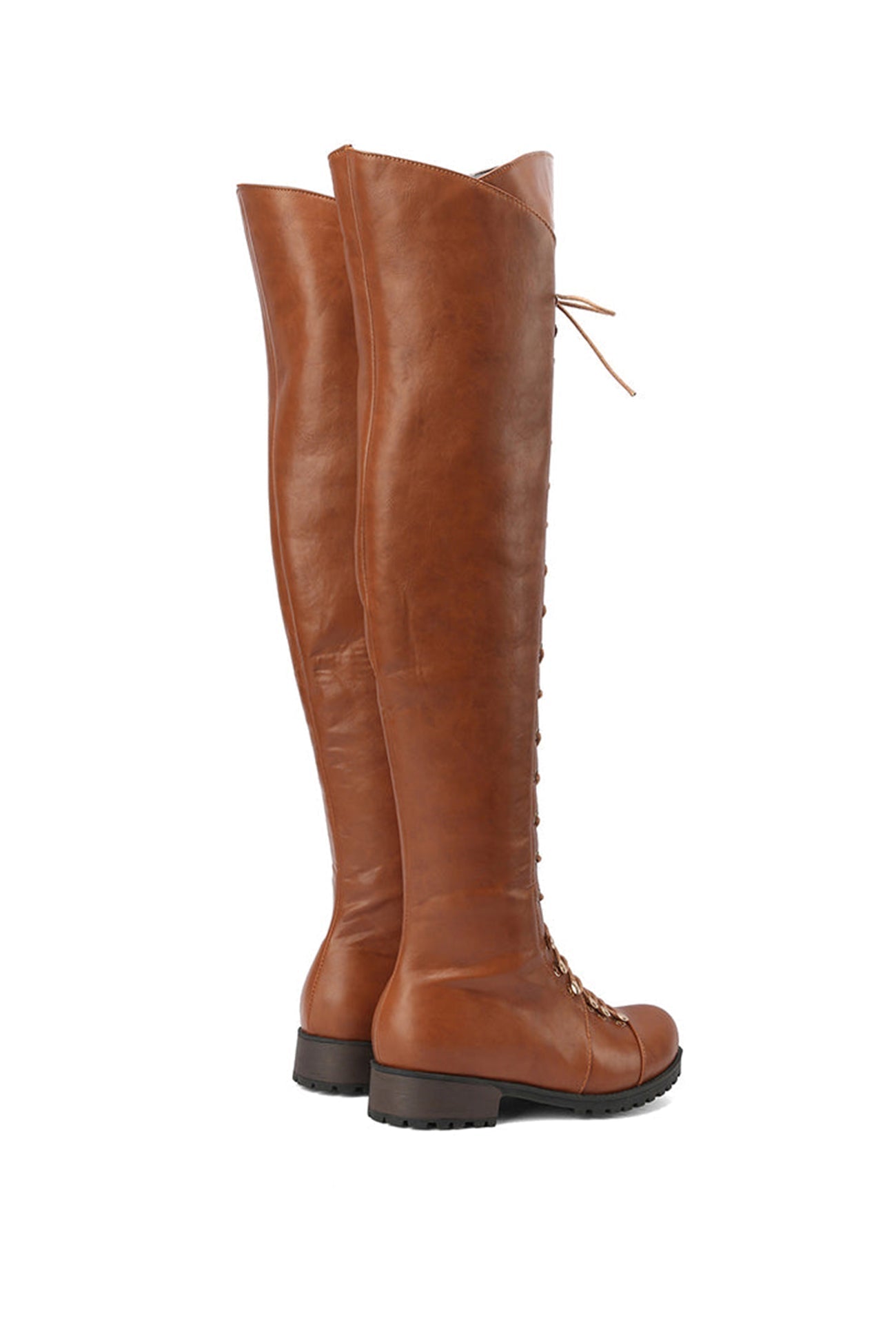R&B | Over-The-Knee Stiefel mit Schnürsenkeln