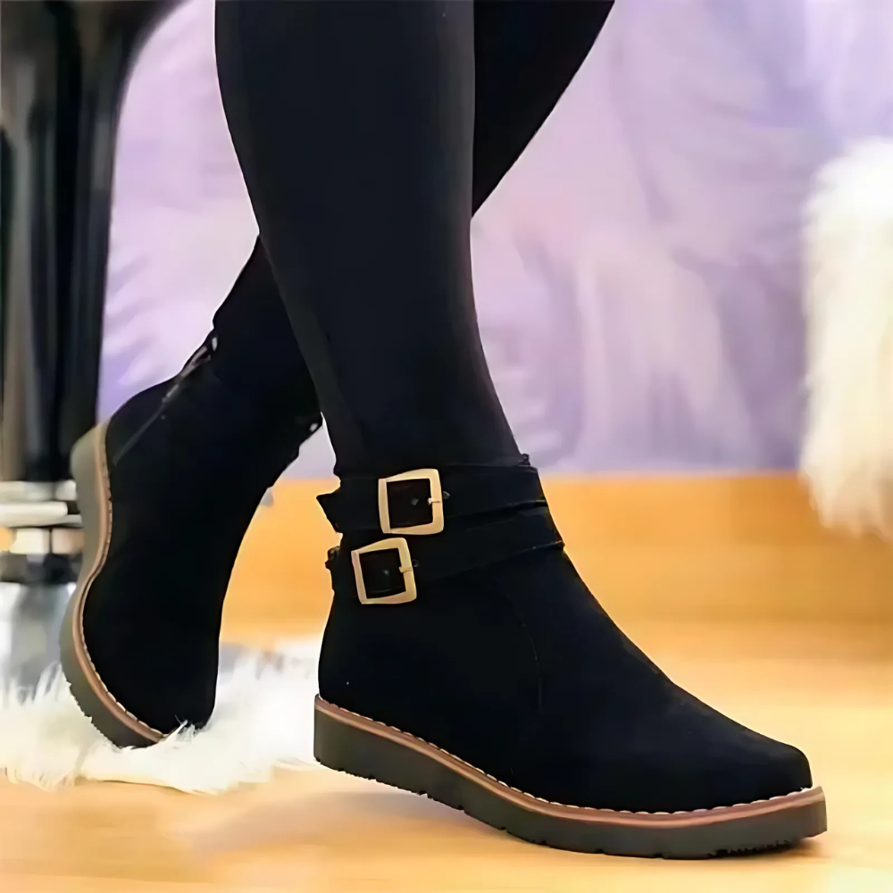 R&B | Strukturierte Knöchelstiefel für Frauen – Schicker & Vielseitiger Stil