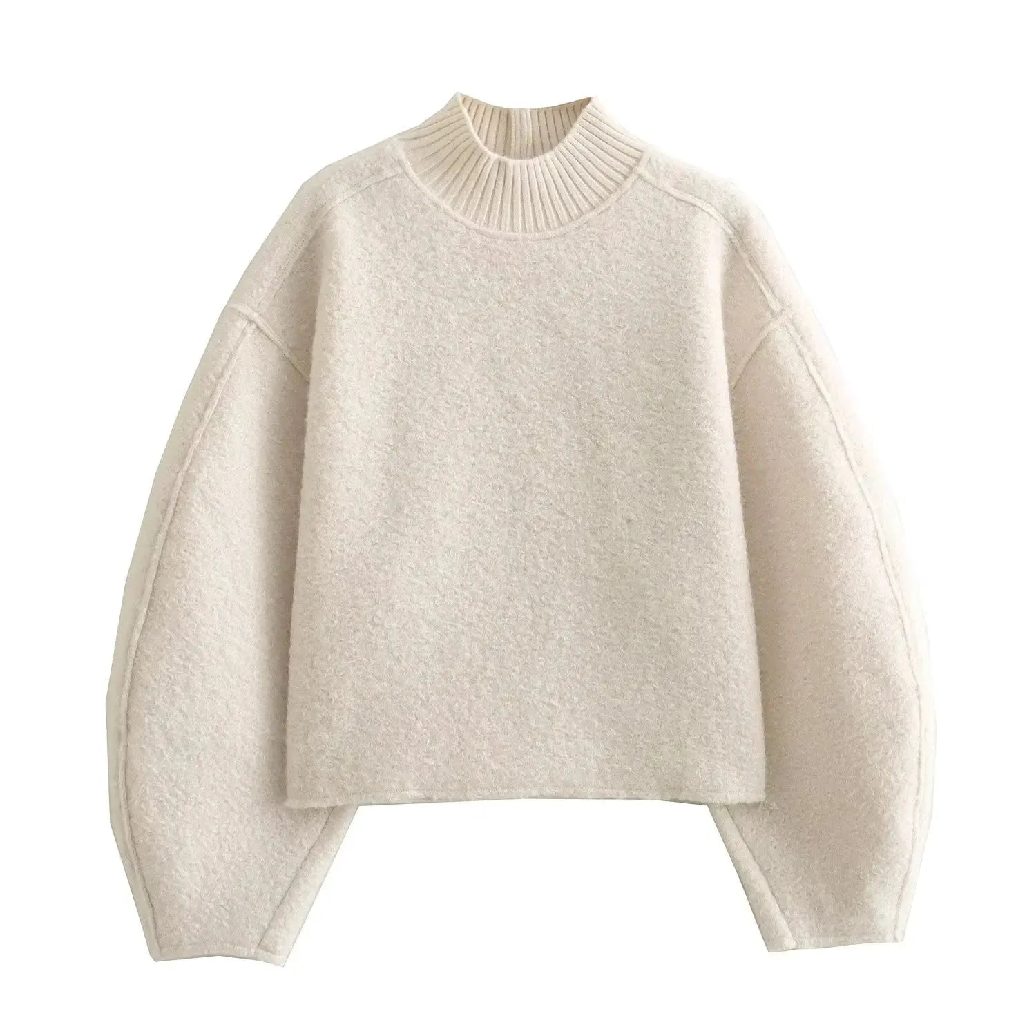 R&B | Rollkragenpullover für Damen Aus Boucle-Strick
