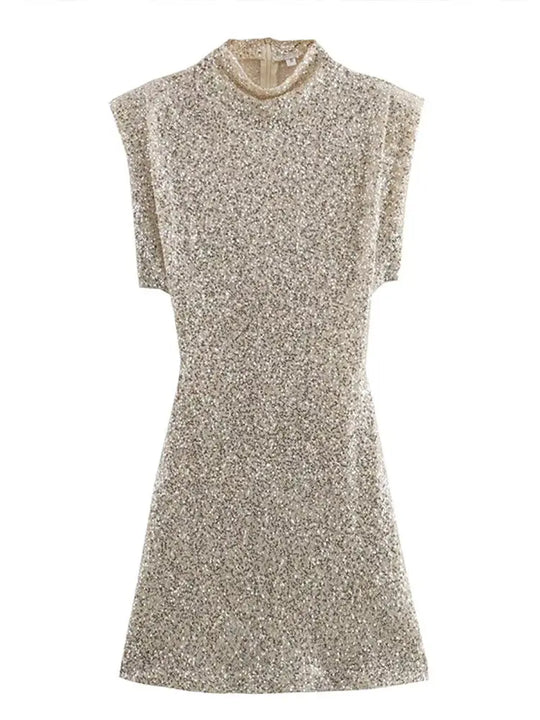 Schimmerndes Minikleid von ModeGlamour