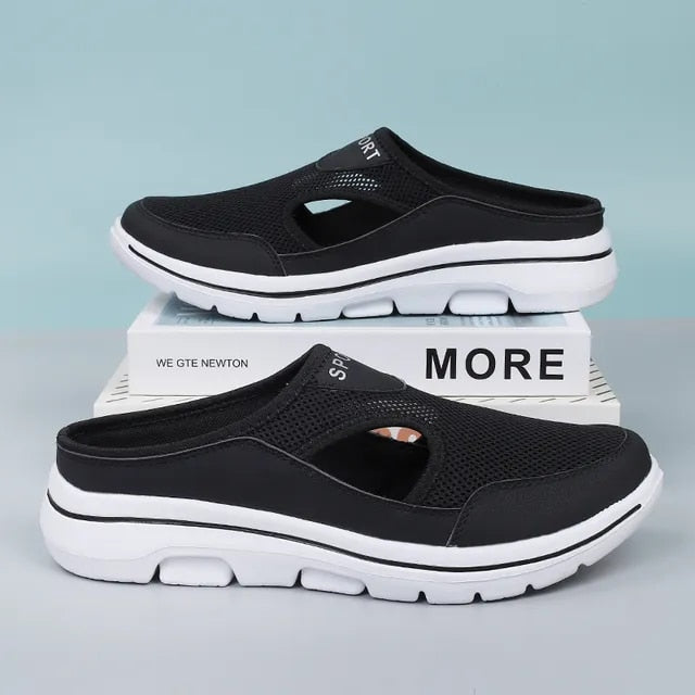Weiße Atmungsaktive SlipOns R&B