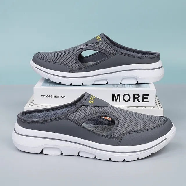 Weiße Atmungsaktive SlipOns R&B