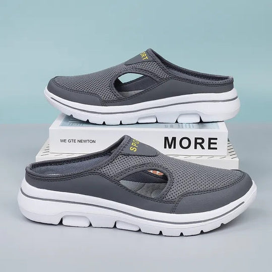 Weiße Atmungsaktive SlipOns R&B