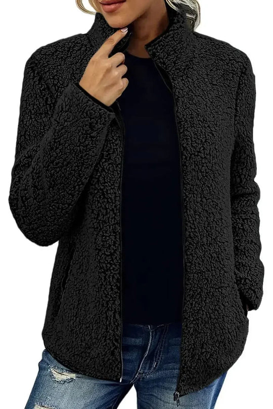 R&B | Elegante Freizeit Fleecejacke