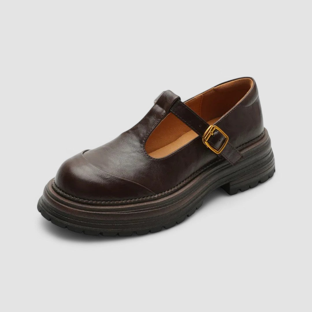 T-Bar Schuhe | Bequem | Robust | Mary Jane Schuhe | Damen Slipper R&B