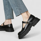 T-Bar Schuhe | Bequem | Robust | Mary Jane Schuhe | Damen Slipper R&B